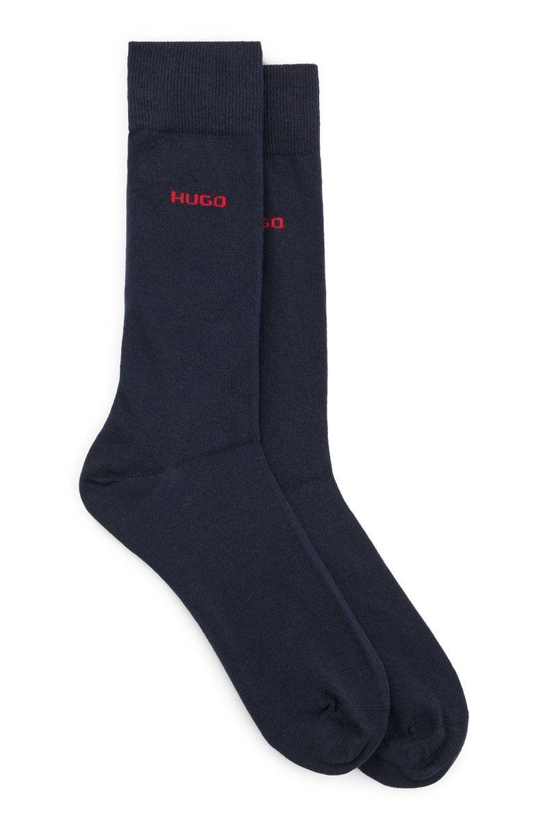 TWO-PACK OF REGULAR-LENGTH SOCKS IN STRETCH FABRIC 1