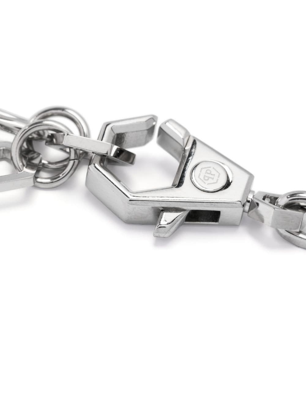 hexagon-logo chain-link bracelet - 3