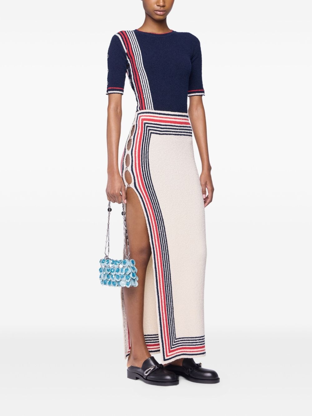 striped knitted skirt - 3