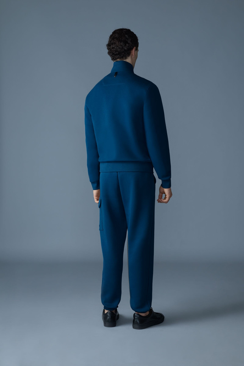 COLLIN-R Nano Down Mixed Media Bomber Jacket 5