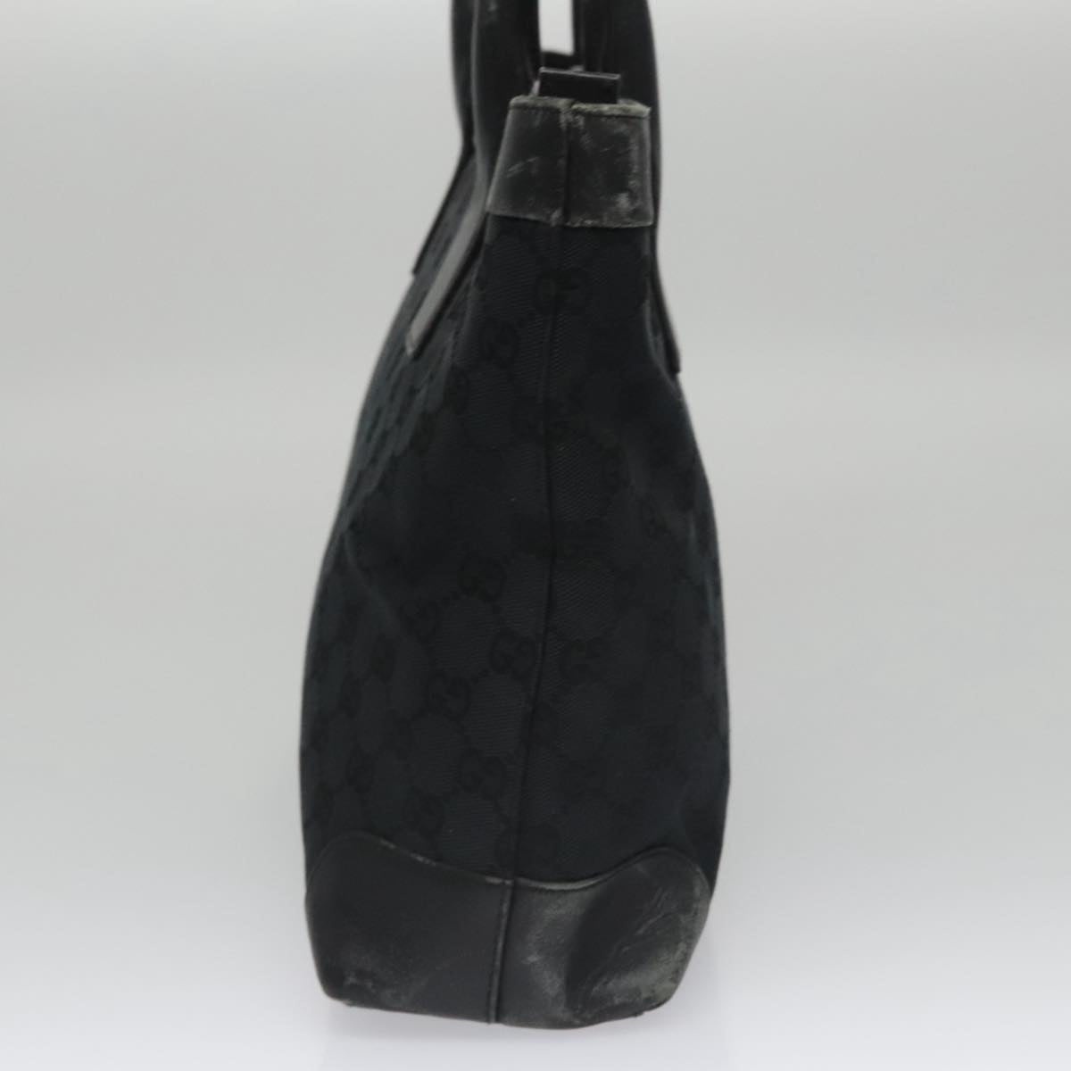 GUCCI GG Canvas Hand Bag Black - 5
