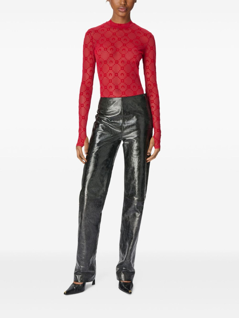 Marine Serre Glossy Moon trousers outlook