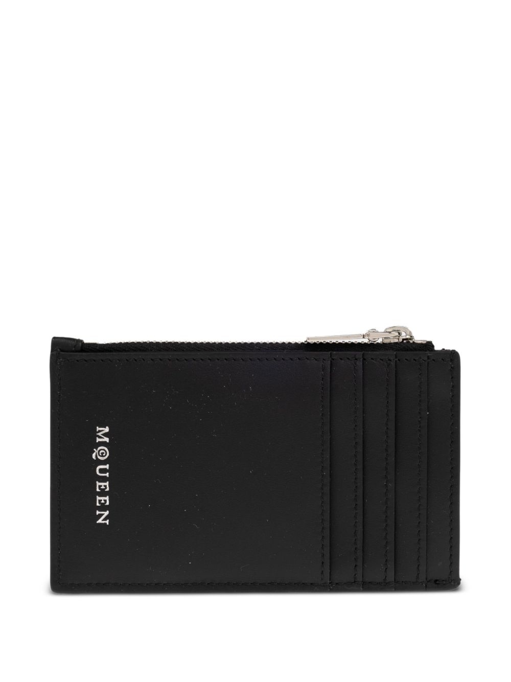zippered leather wallet - 2