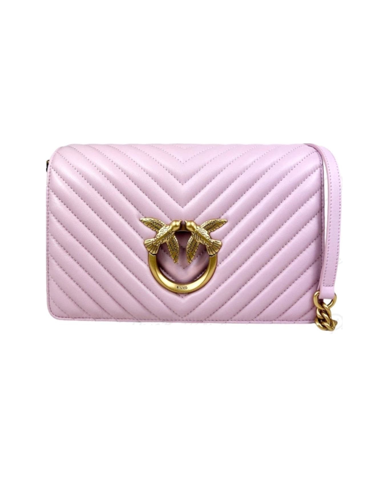 Classic Click V-quilted Shoulder Bag - 1
