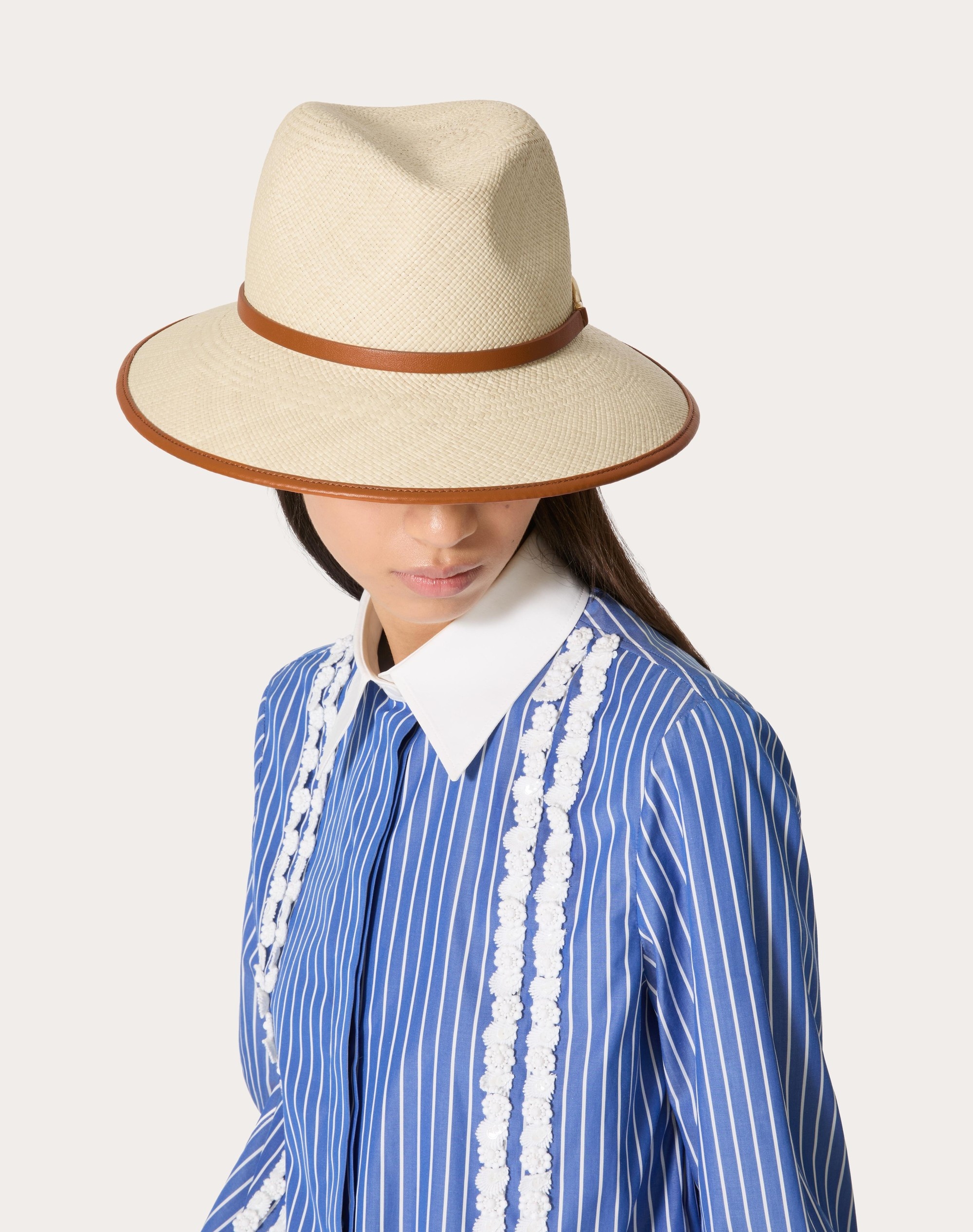 VLOGO THE BOLD EDITION FEDORA STRAW HAT - 5