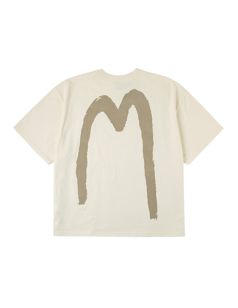 Handbrush Daicock Print Loose Fit T-Shirt 1