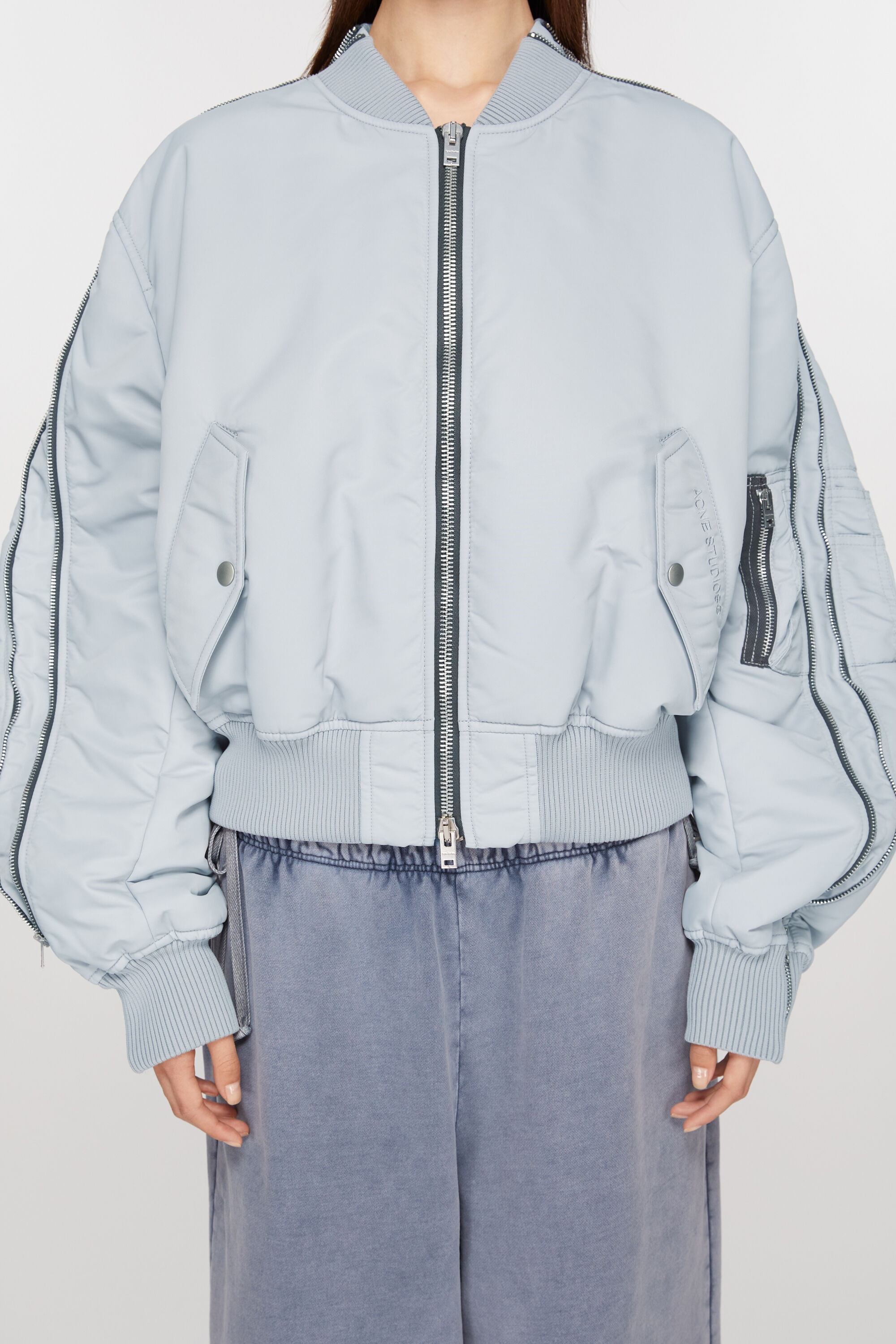 Bomber jacket - Powder blue - 5