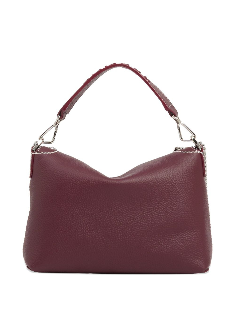 medium leather flap tote bag - 2