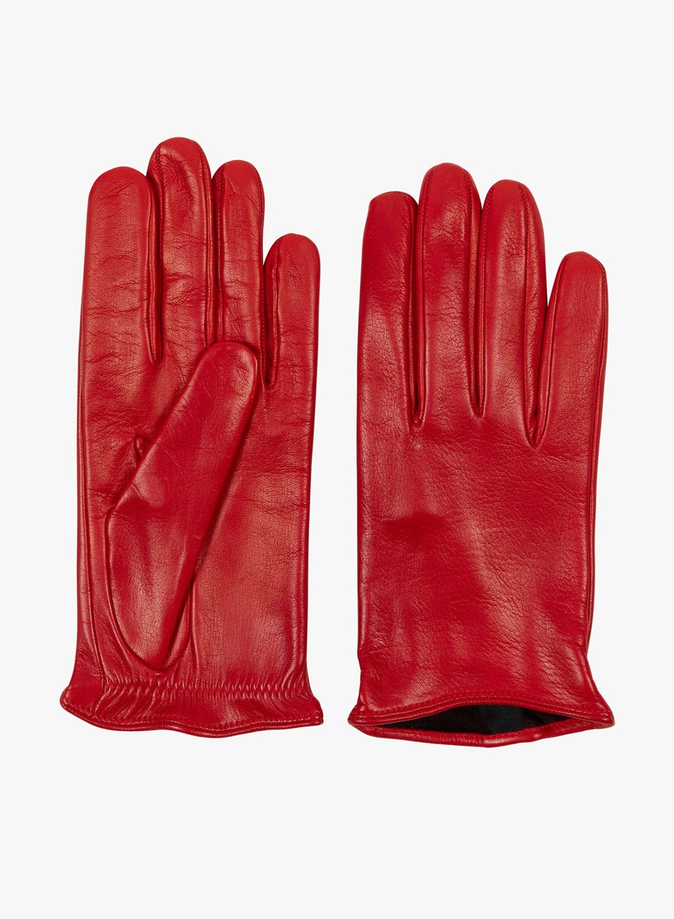 SHORT LEATHER GLOVES - 1