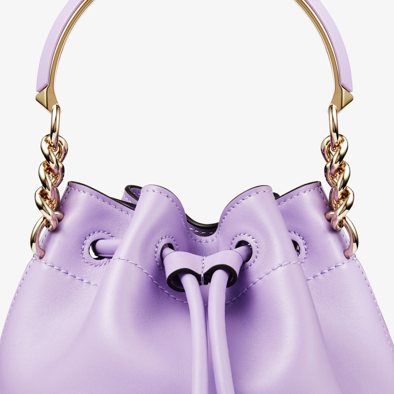Bon Bon Bucket/s
Wisteria Soft Shiny Calf Leather Bucket Bag 6