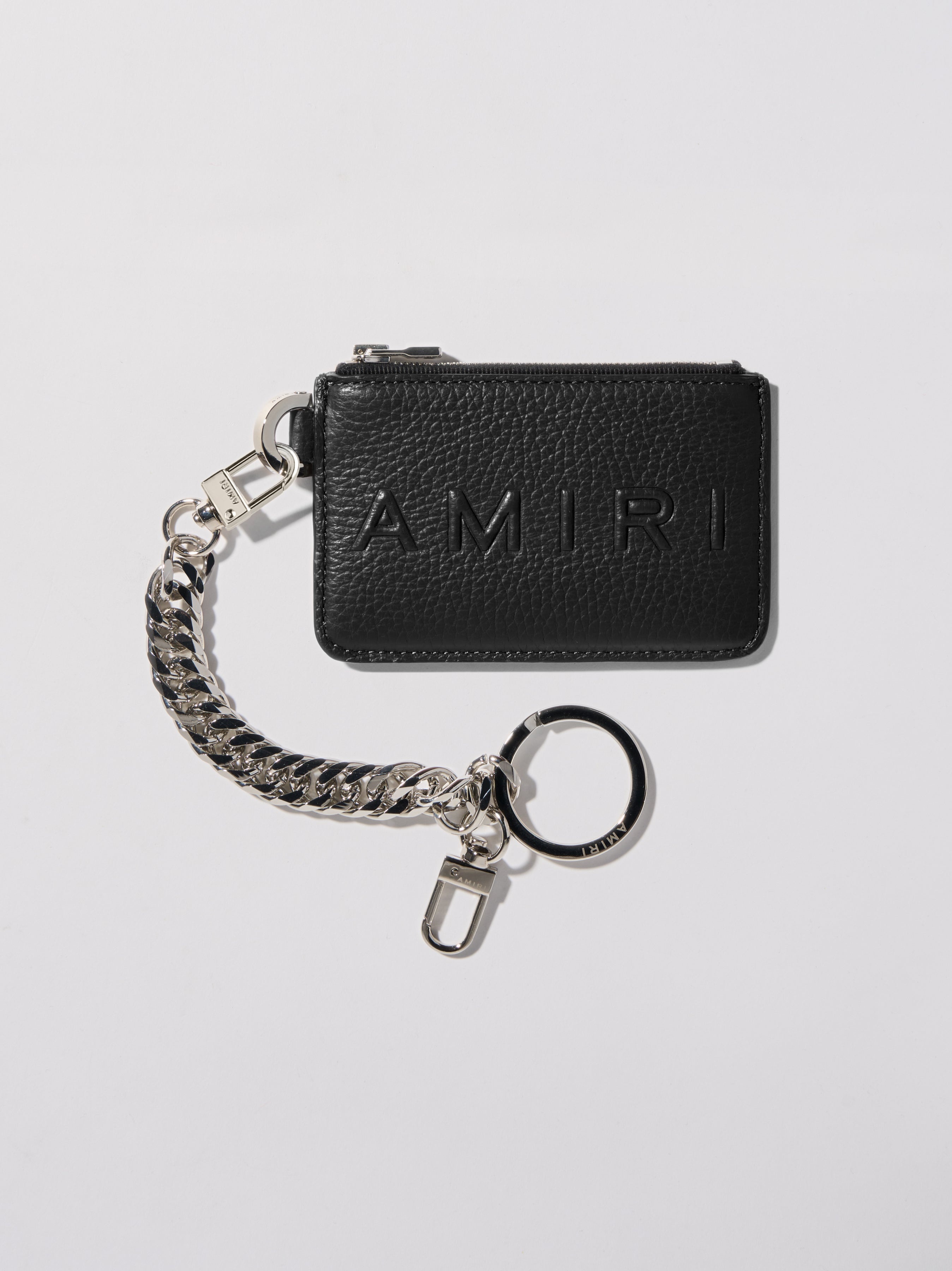 PEBBLED LOGO CHAIN WALLET - 2