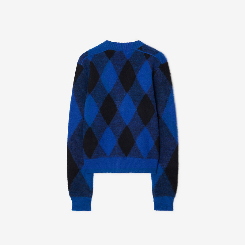 Argyle Wool Cardigan 5