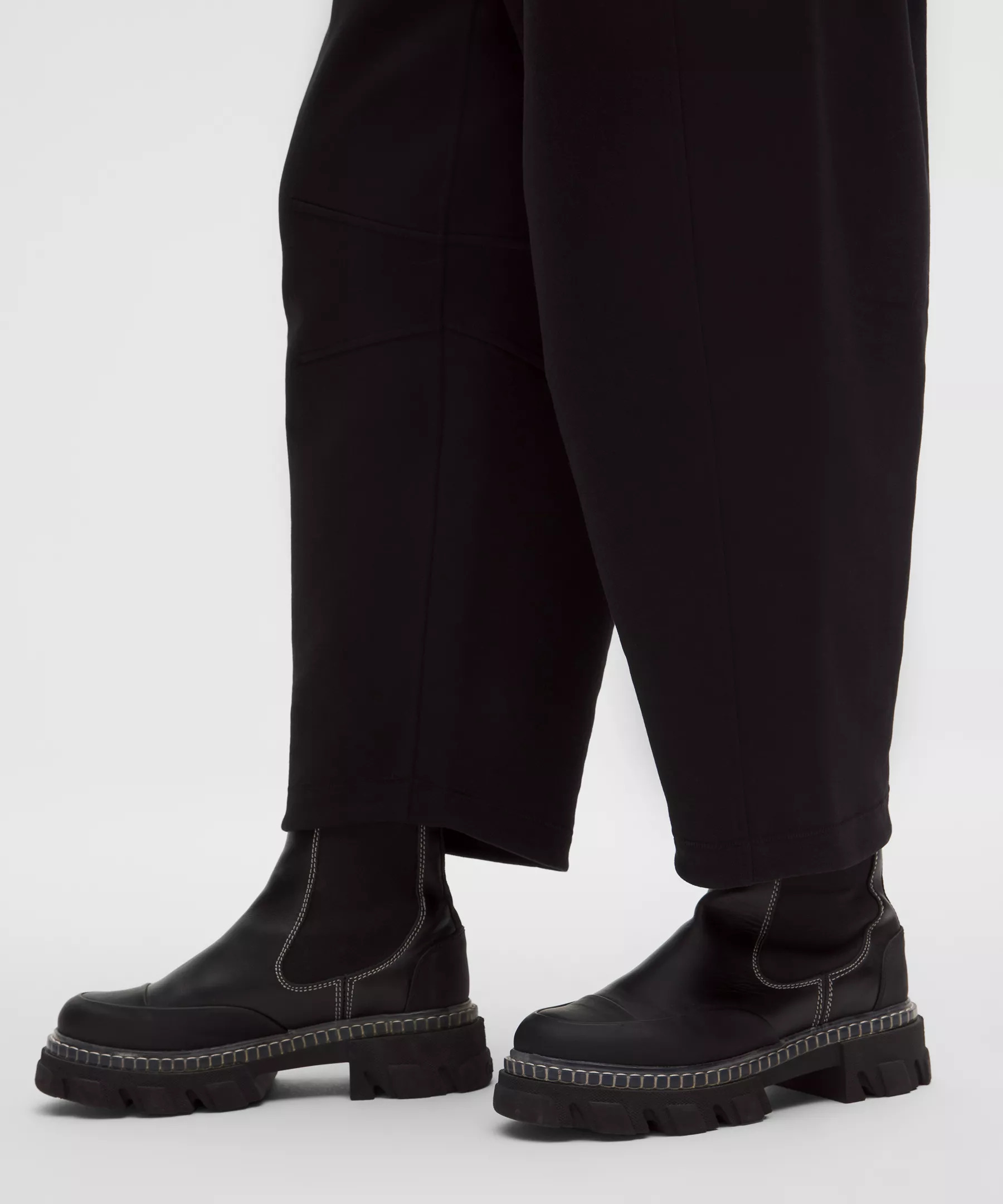Loungeful Barrel-Leg High-Rise Cropped Pant - 7