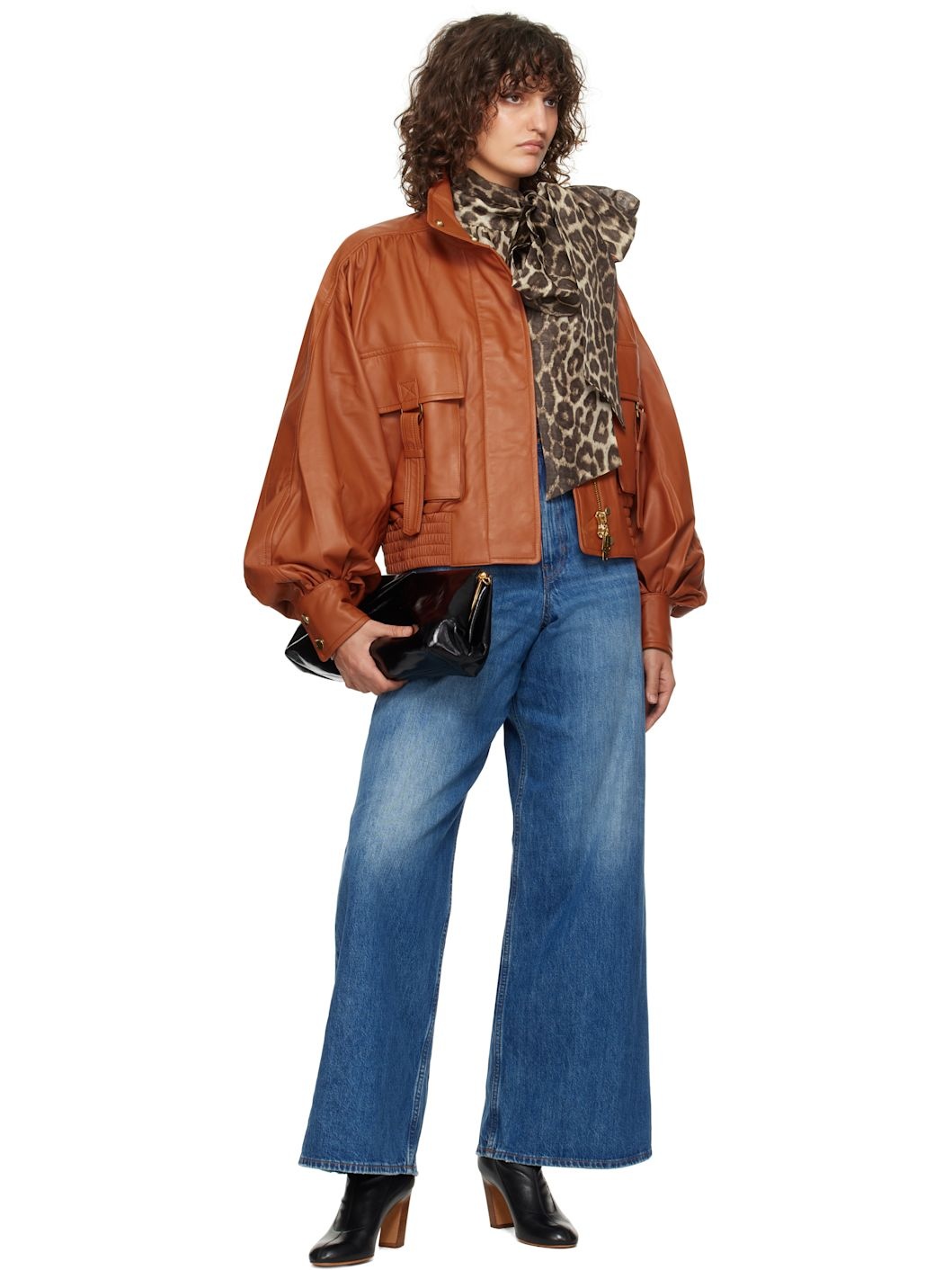Zimmermann ILLUSTRATION BIKER JACKET | REVERSIBLE