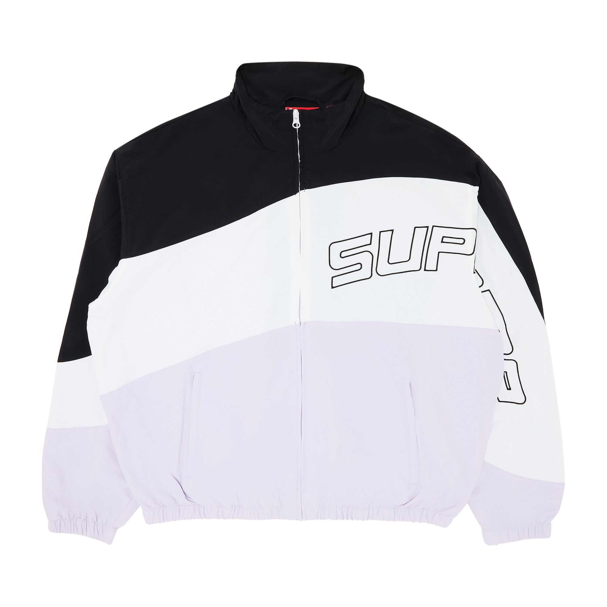 Supreme Curve Track Jacket 'Light Purple' - 1