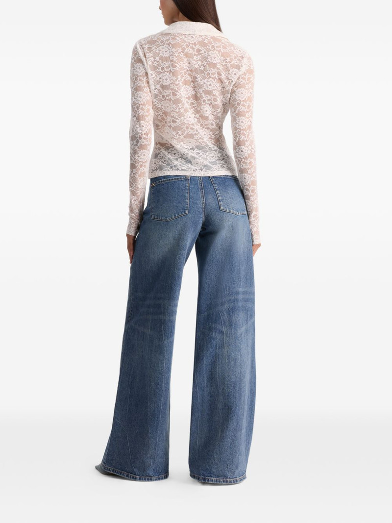 Kara lace button shirt 4