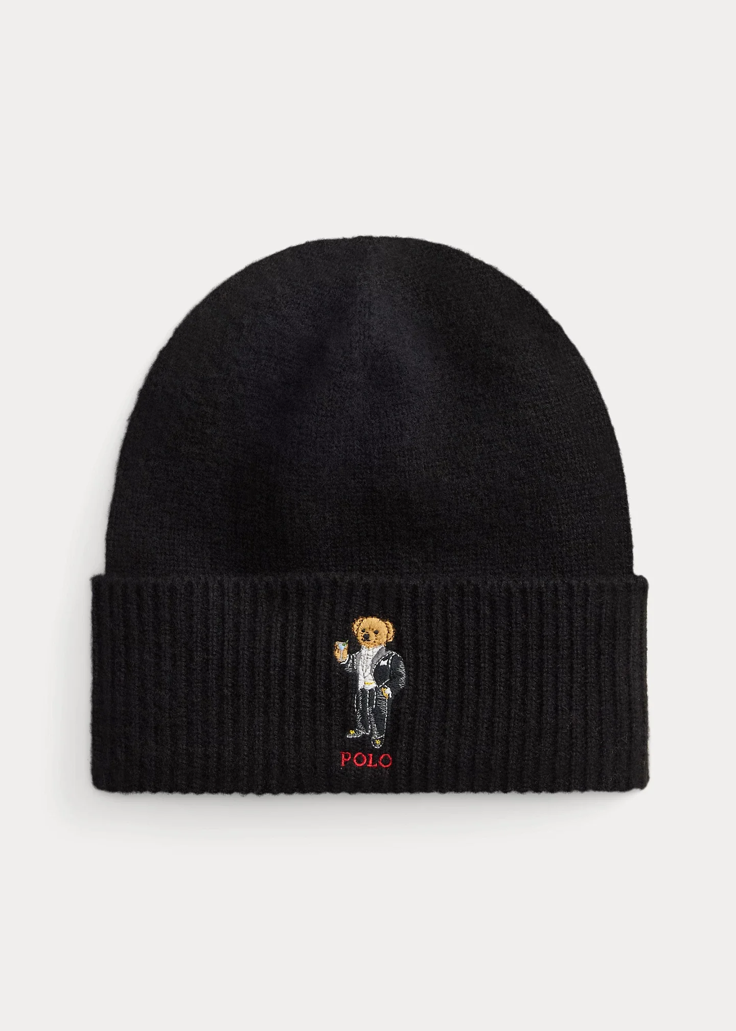Martini Bear Wool-Cashmere Beanie - 1