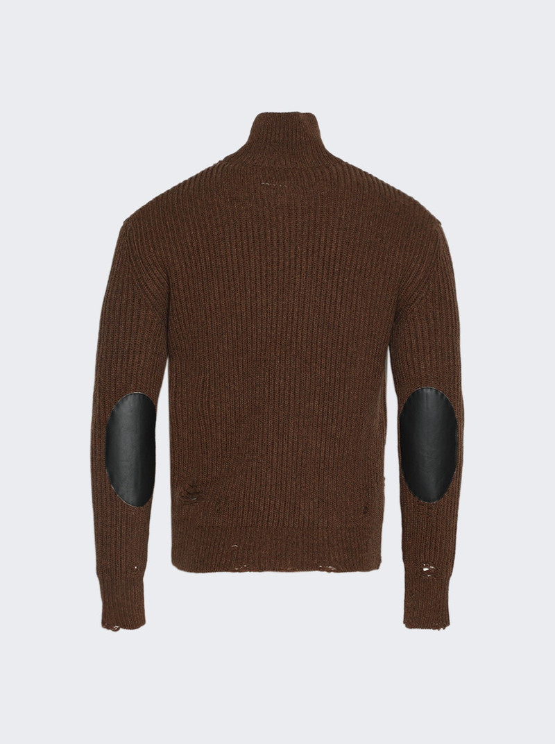 MM6 Maison Margiela Sports Jacket Brown Melange outlook