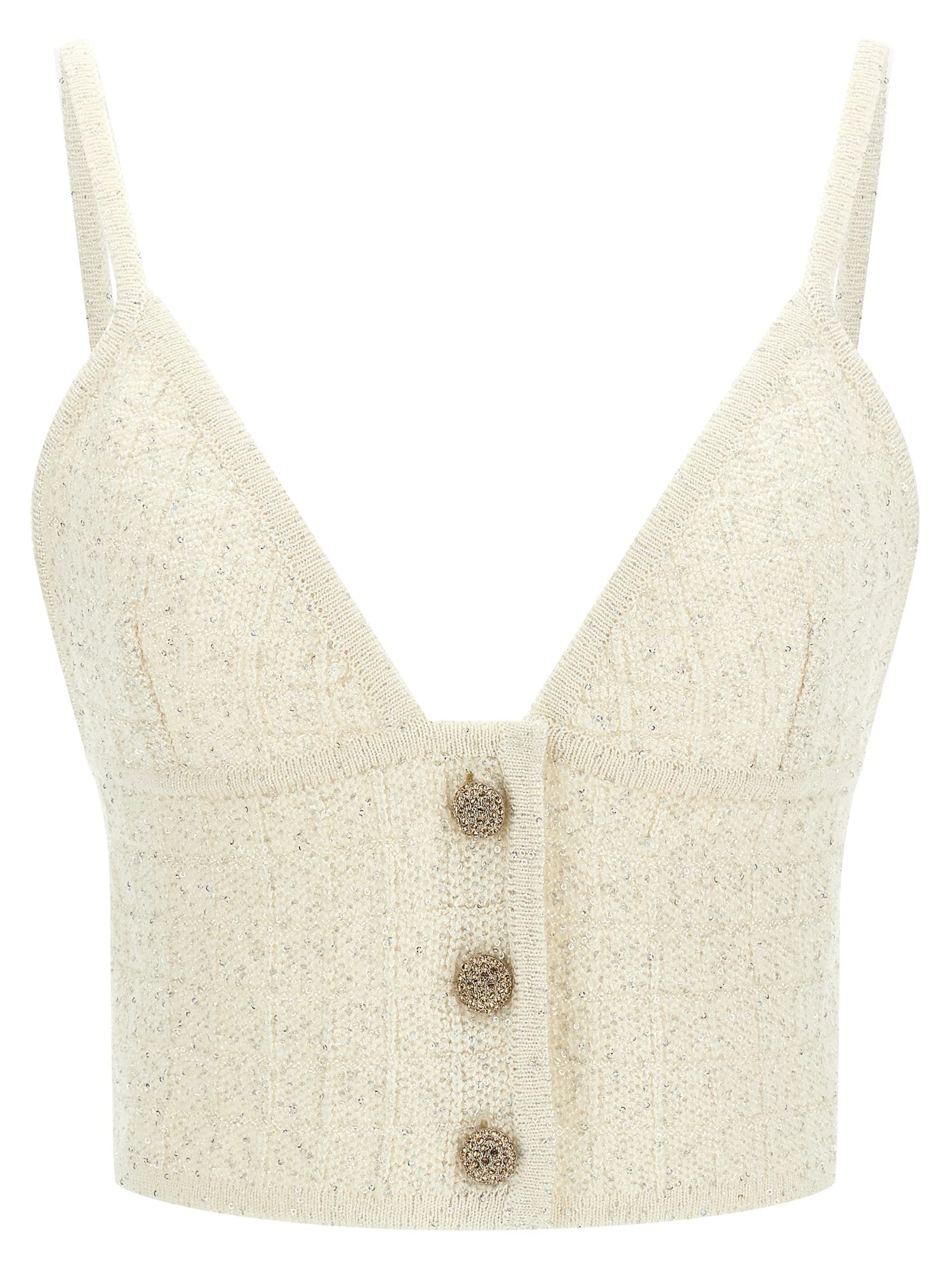 Alessandra Rich Women Sequin Top - 1