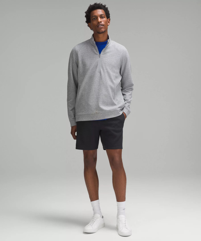 lululemon Textured Double-Knit Cotton Half Zip outlook