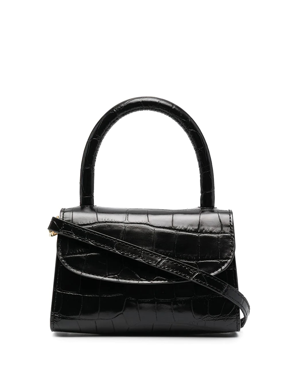 crocodile-effect tote bag - 1