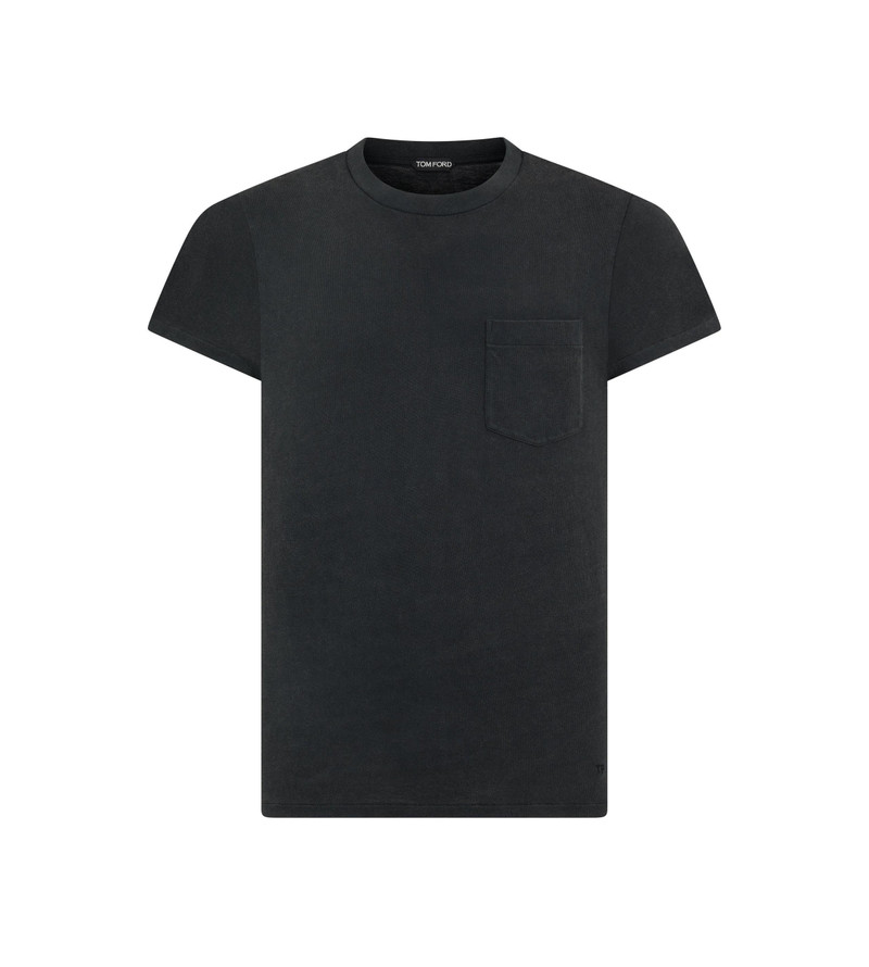 COLD DYE COTTON CREW NECK 1