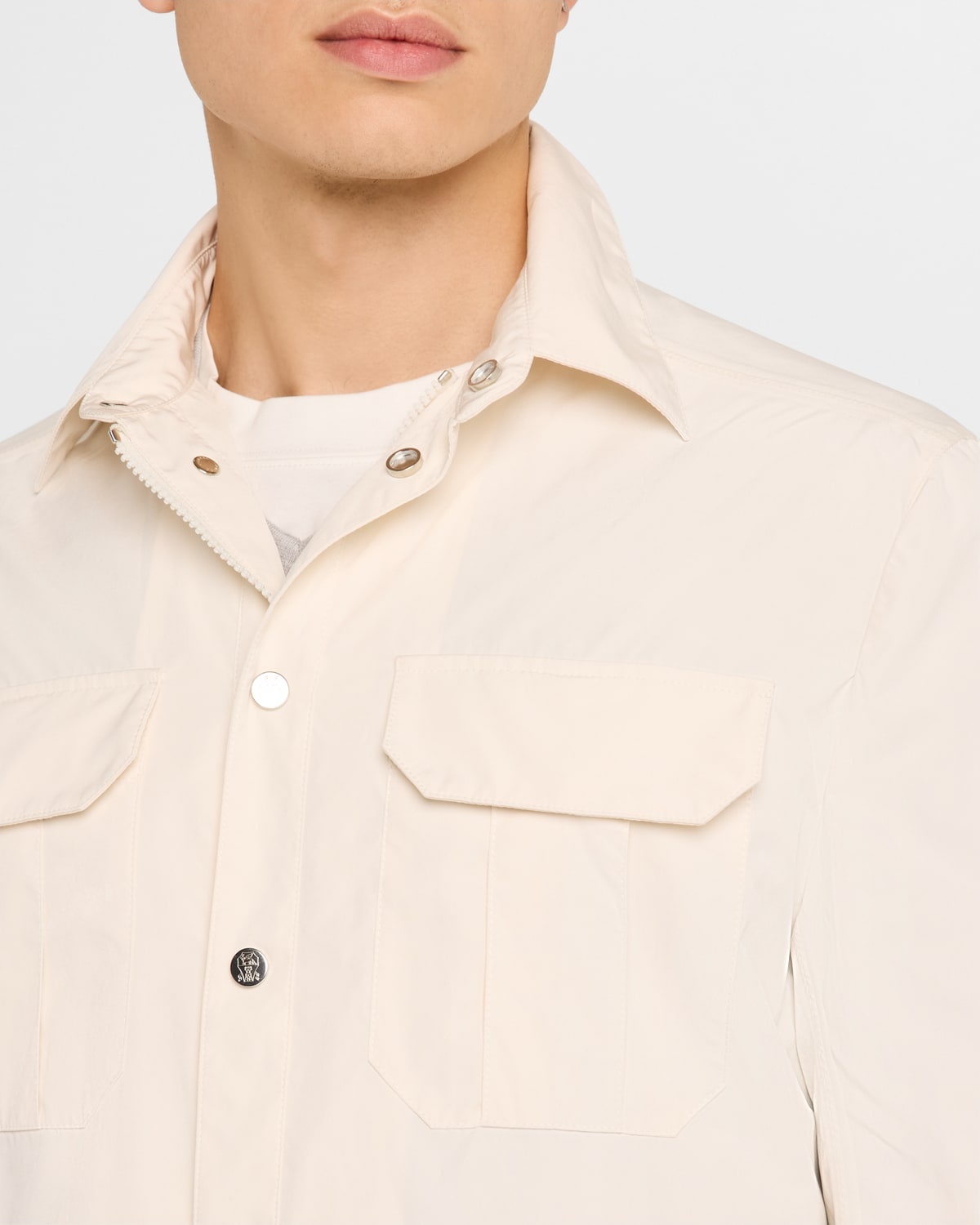 Men's Full-Zip Shirt Jacket - 5