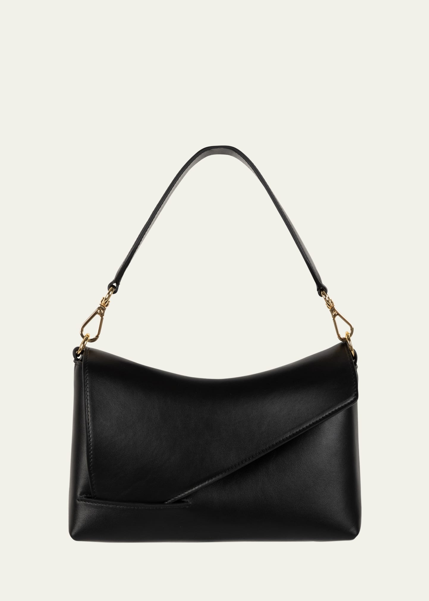Oscar Flap Leather Shoulder Bag - 1