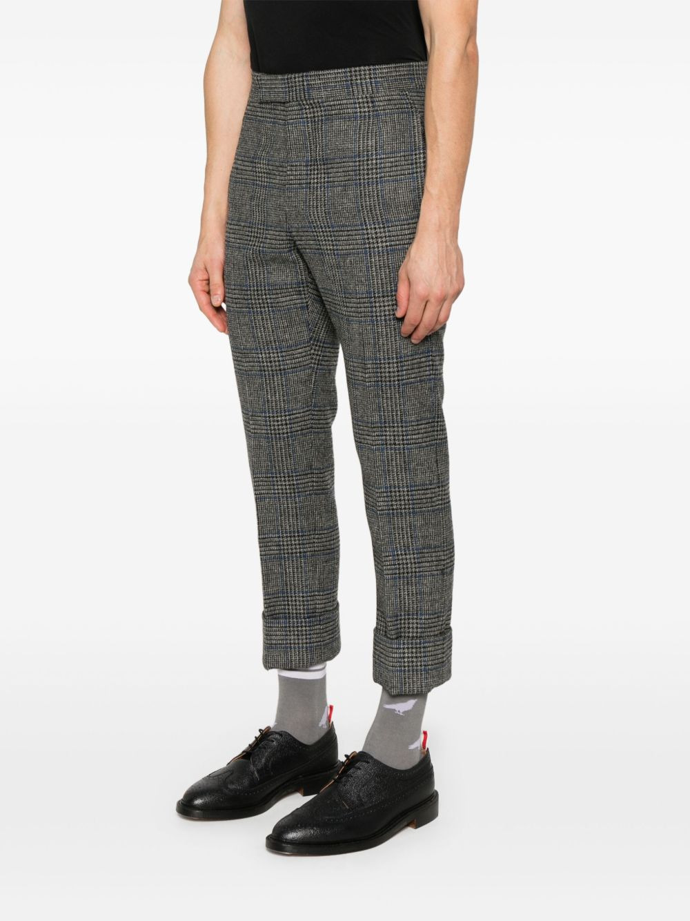 Prince of Wales-pattern tweed trousers - 3