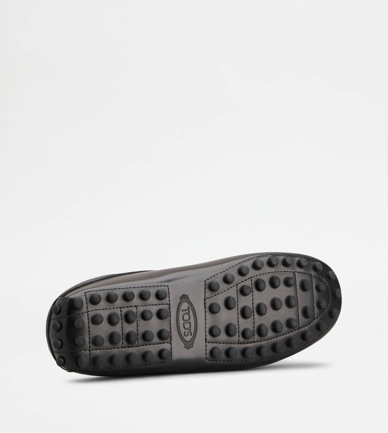 GOMMINO MULES IN LEATHER - BLACK 4