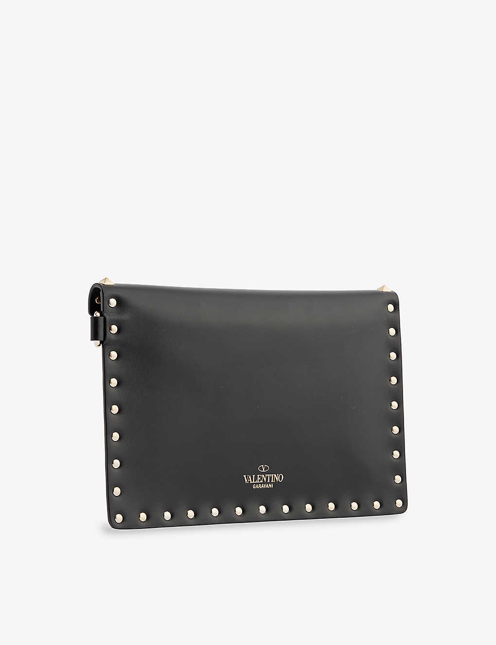 Rockstud envelope leather pouch - 3