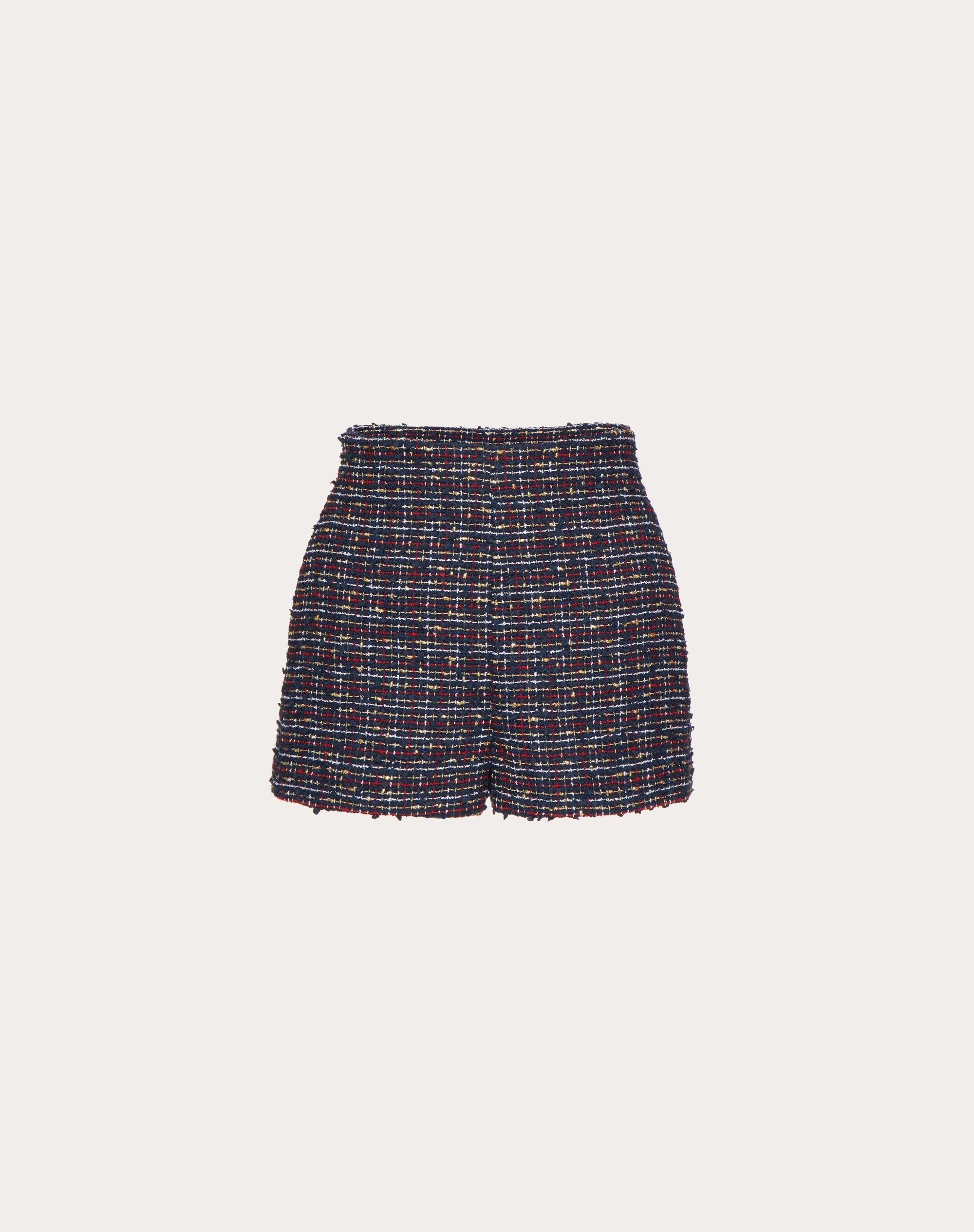 COTTON COLOR TWEED SHORTS - 1