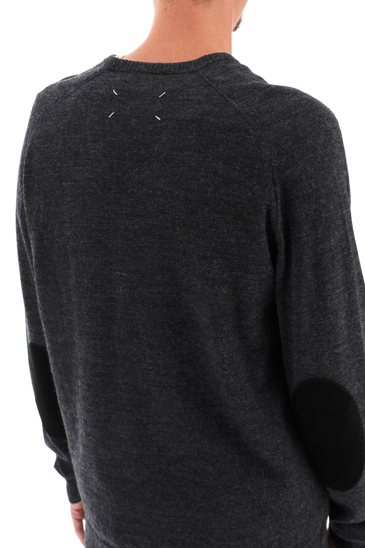 SWEATER WITH ELBOW PATCHES - 5