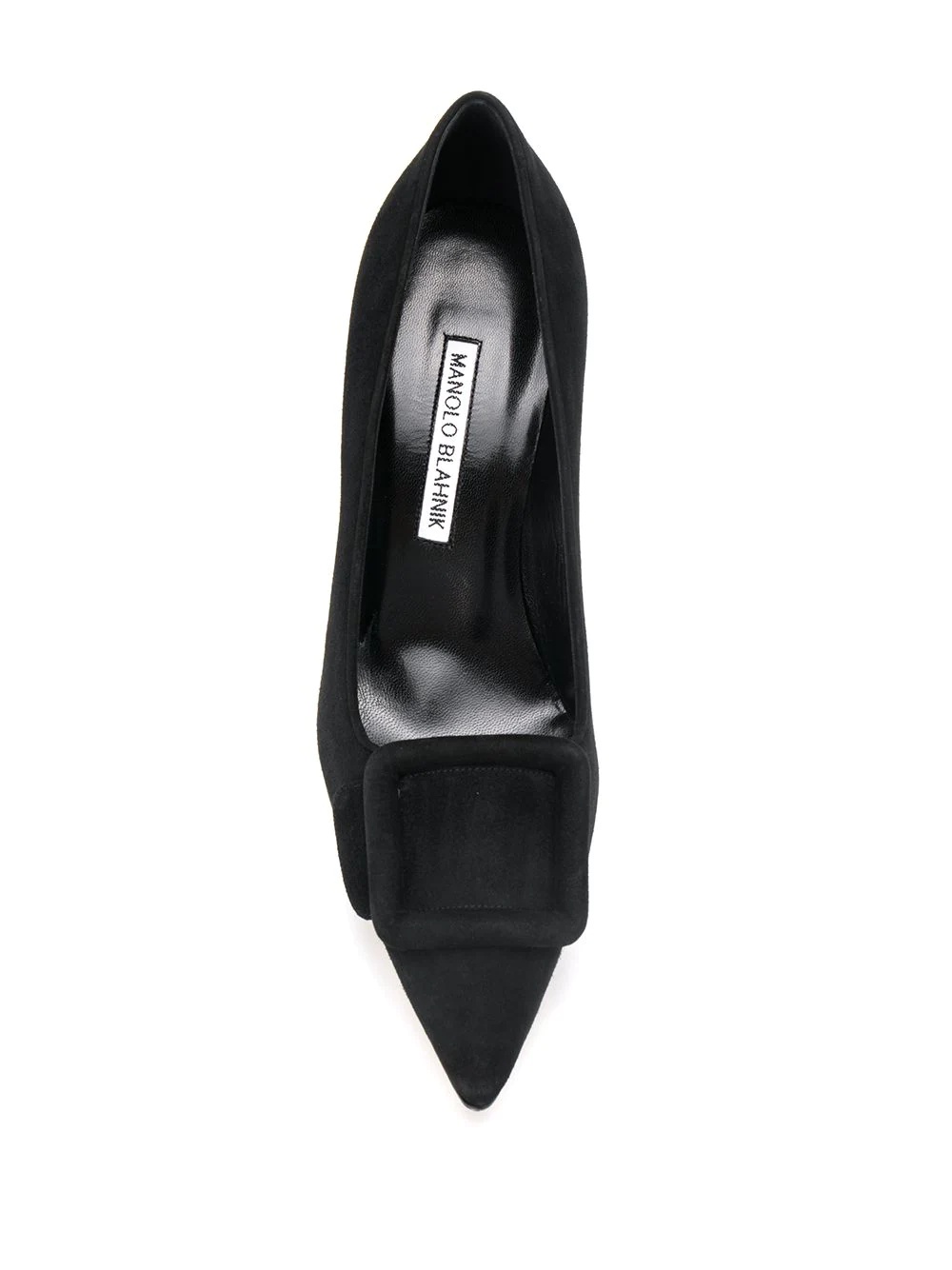 heeled suede pumps - 4