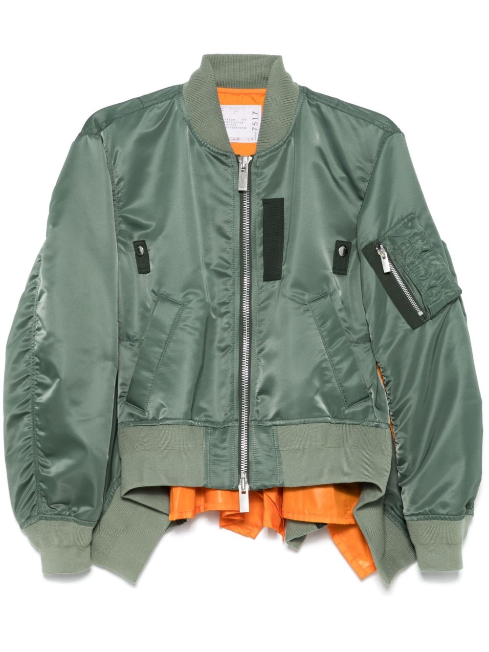 layered bomber jacket - 1