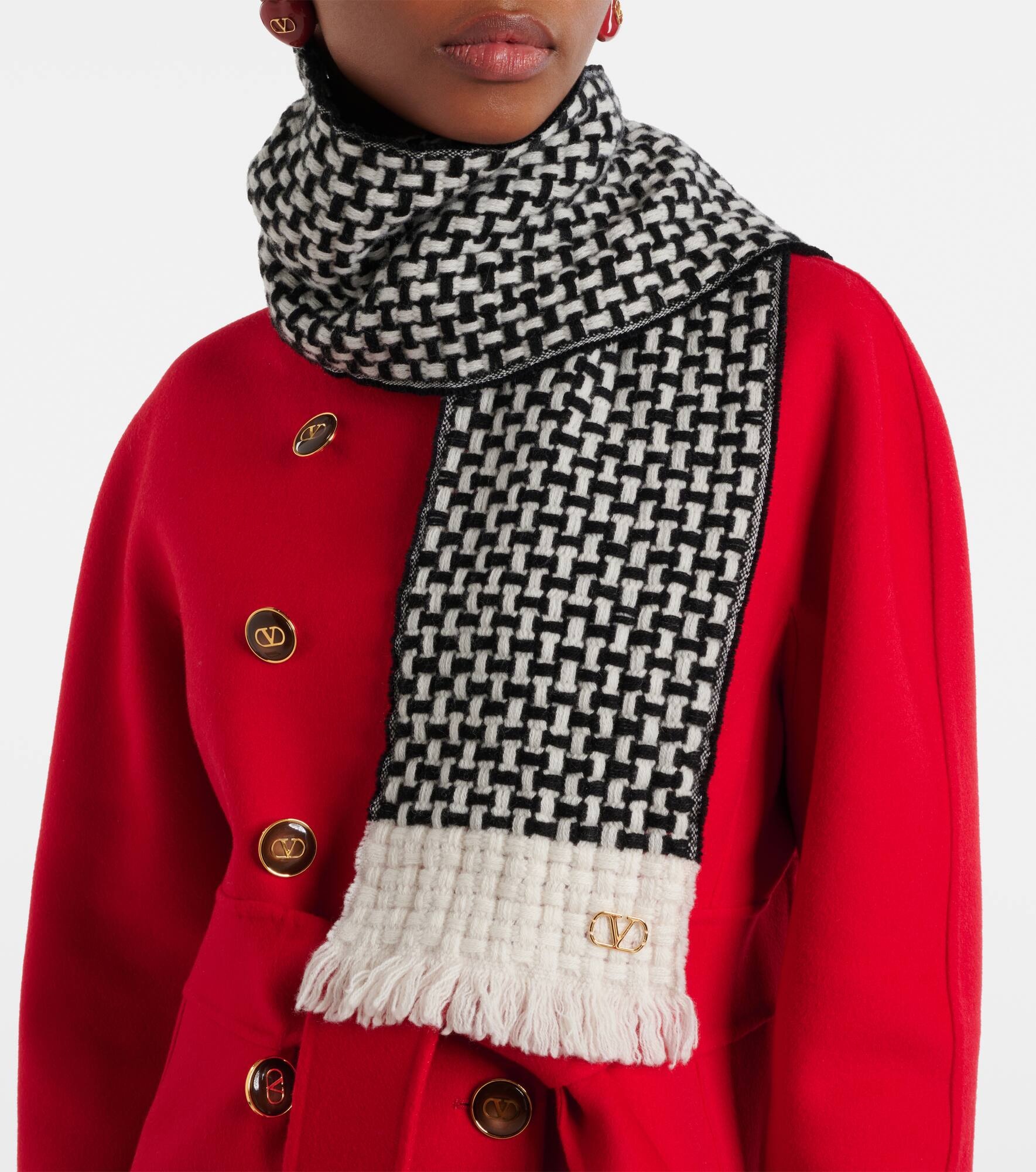 Wool and cashmere scarf - 2