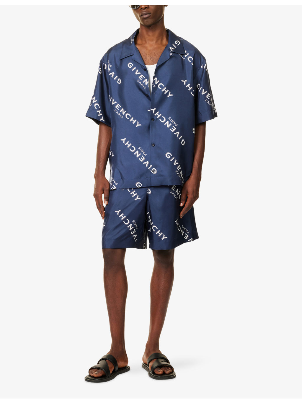 Logo Silk Bowling Shirt - 2