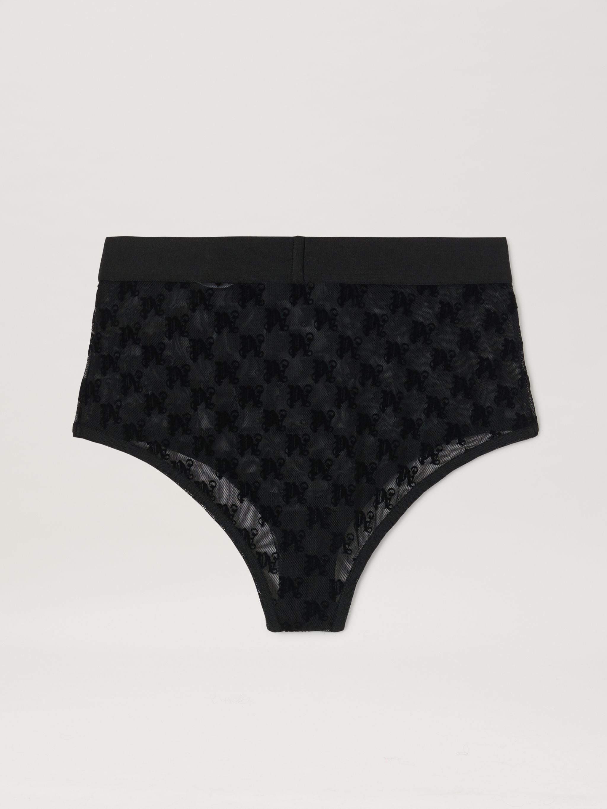 Monogram Lace Brazilian Brief - 2