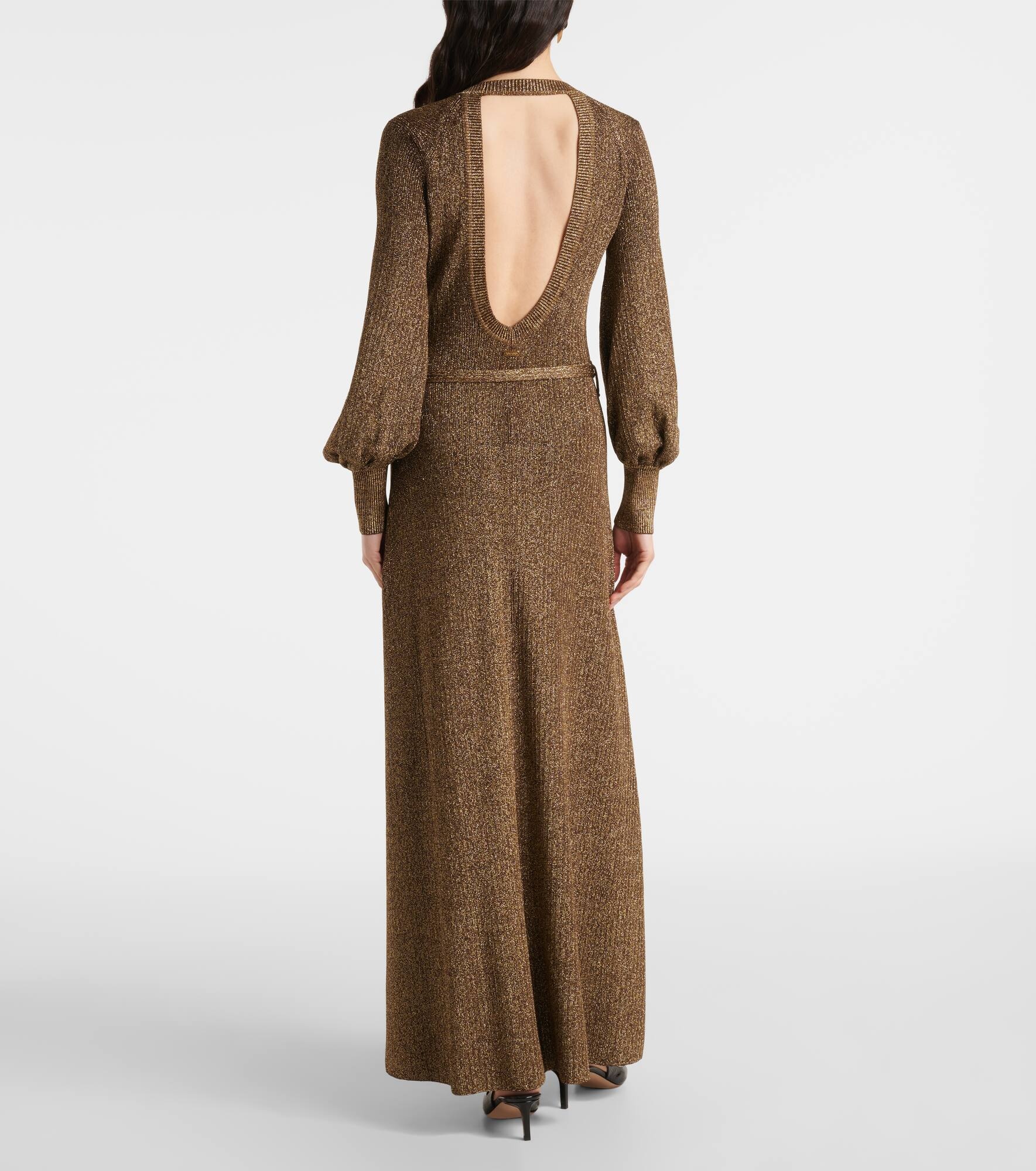 Open-back maxi dress - 3