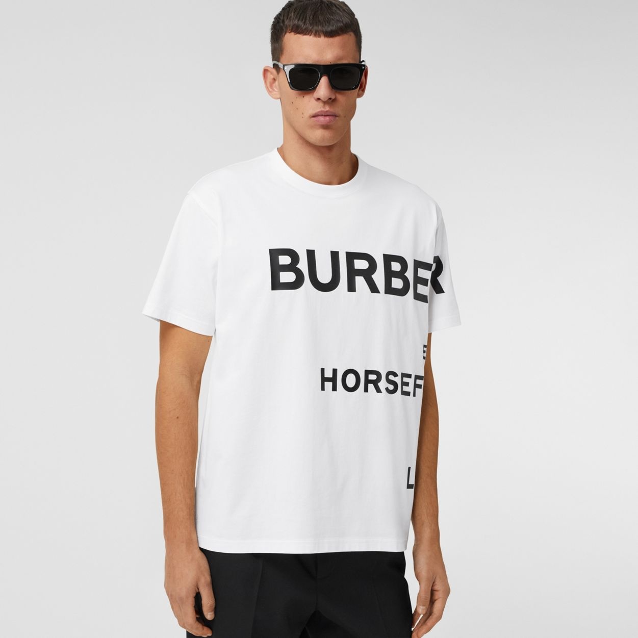 Horseferry Print Cotton Oversized T-shirt - 2