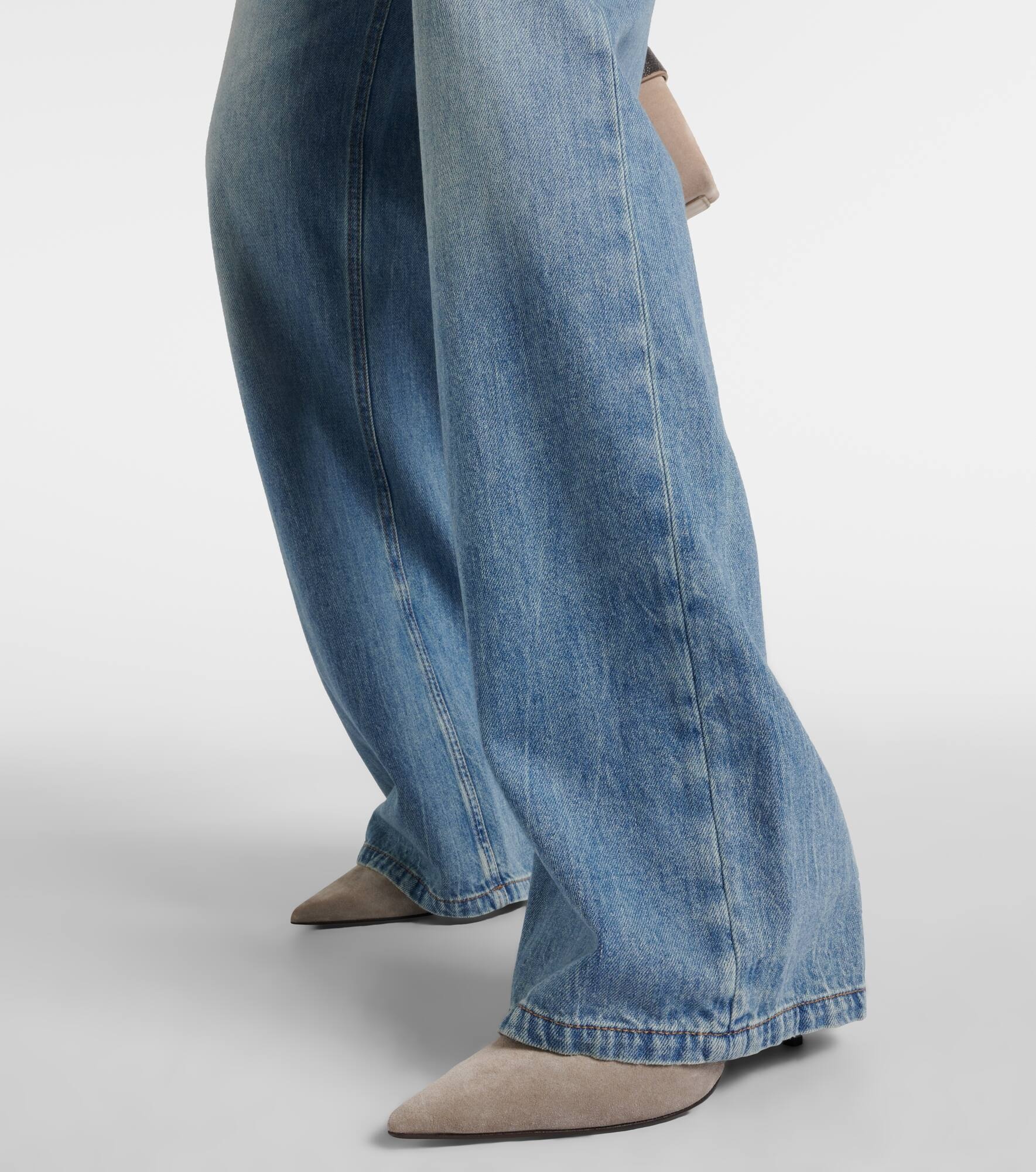 High-rise wide-leg jeans - 5