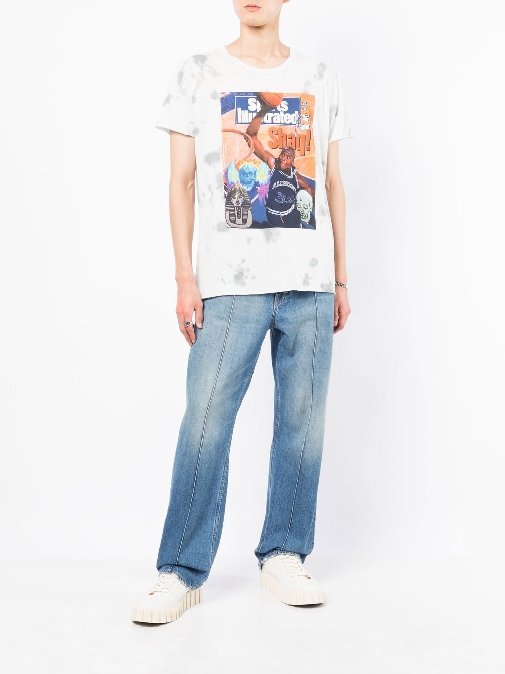graphic-print tie-dye T-shirt - 2