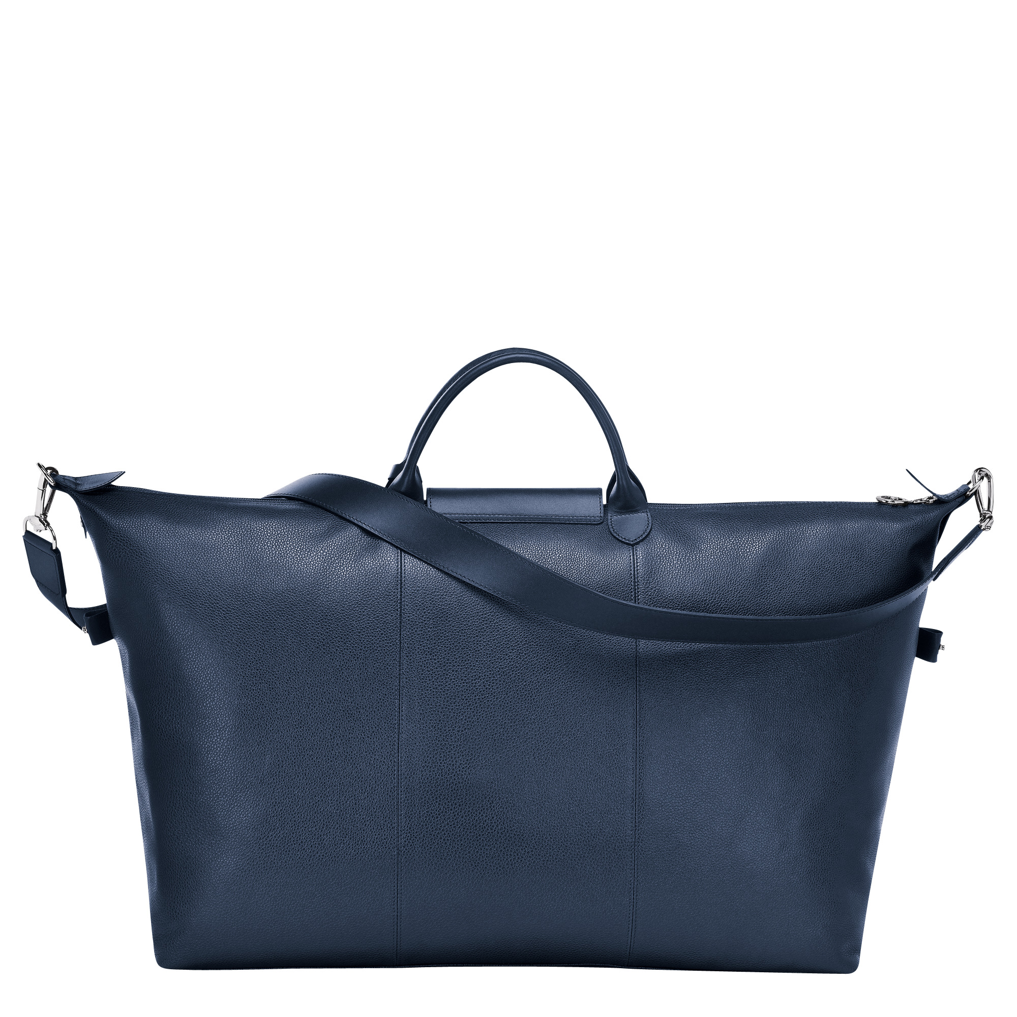 Le Foulonné S Travel bag Navy - Leather - 4