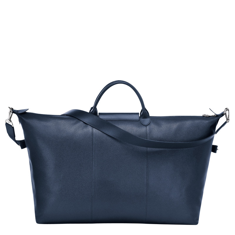 Le Foulonné S Travel bag Navy - Leather 4