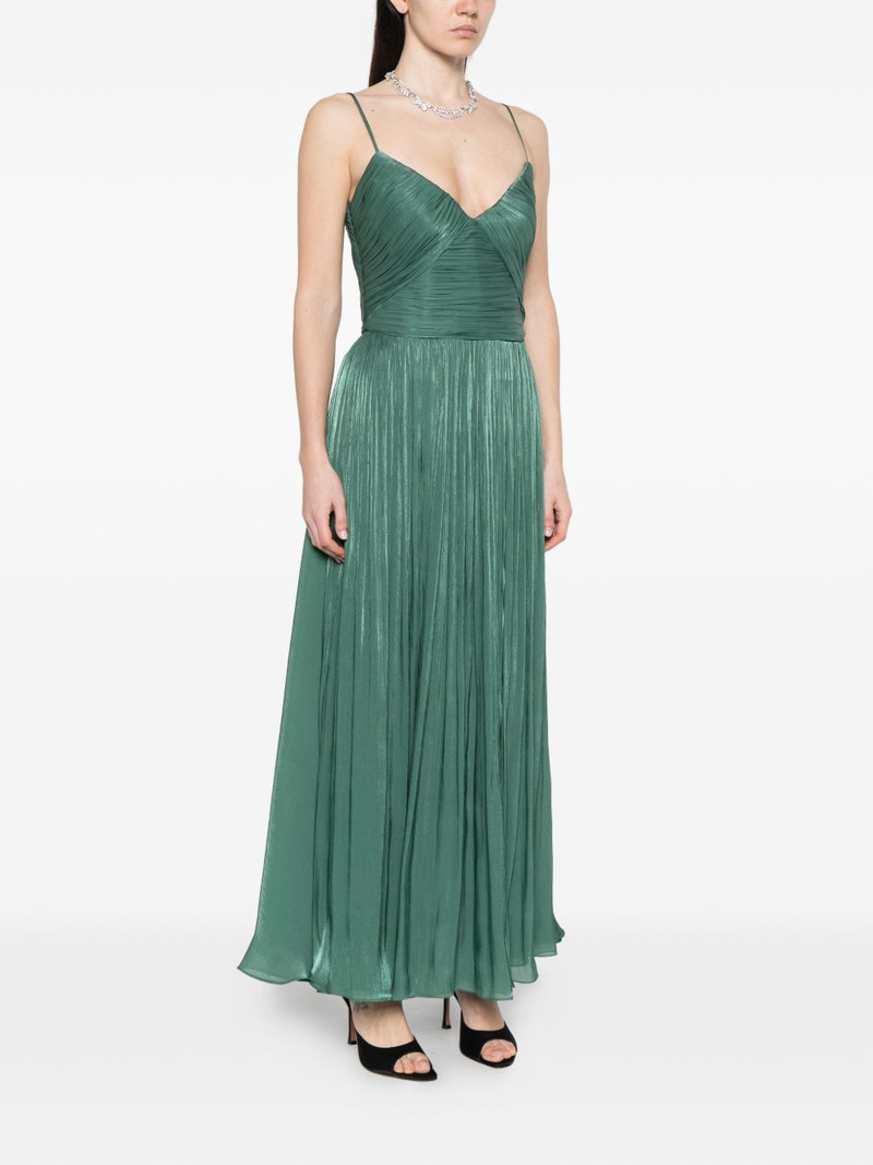 Fayla V-neck pleated maxi dress 3