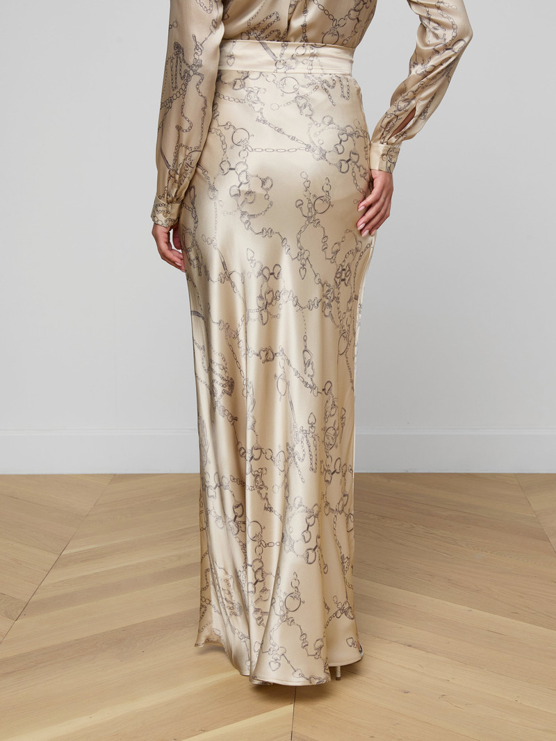 Ryker Silk Maxi Skirt 5