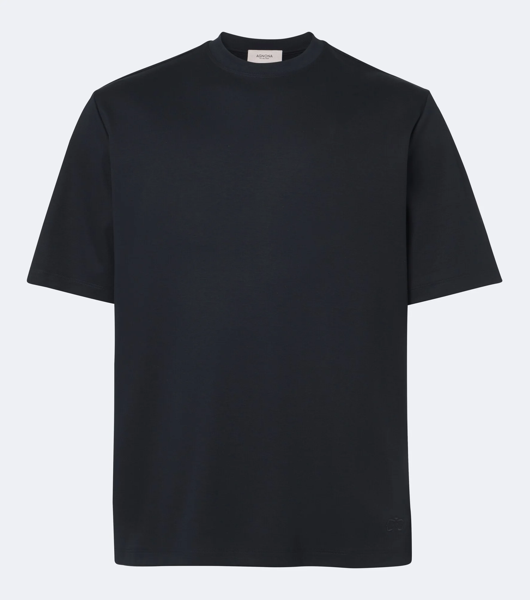 Cotton and silk jersey T-shirt - 1