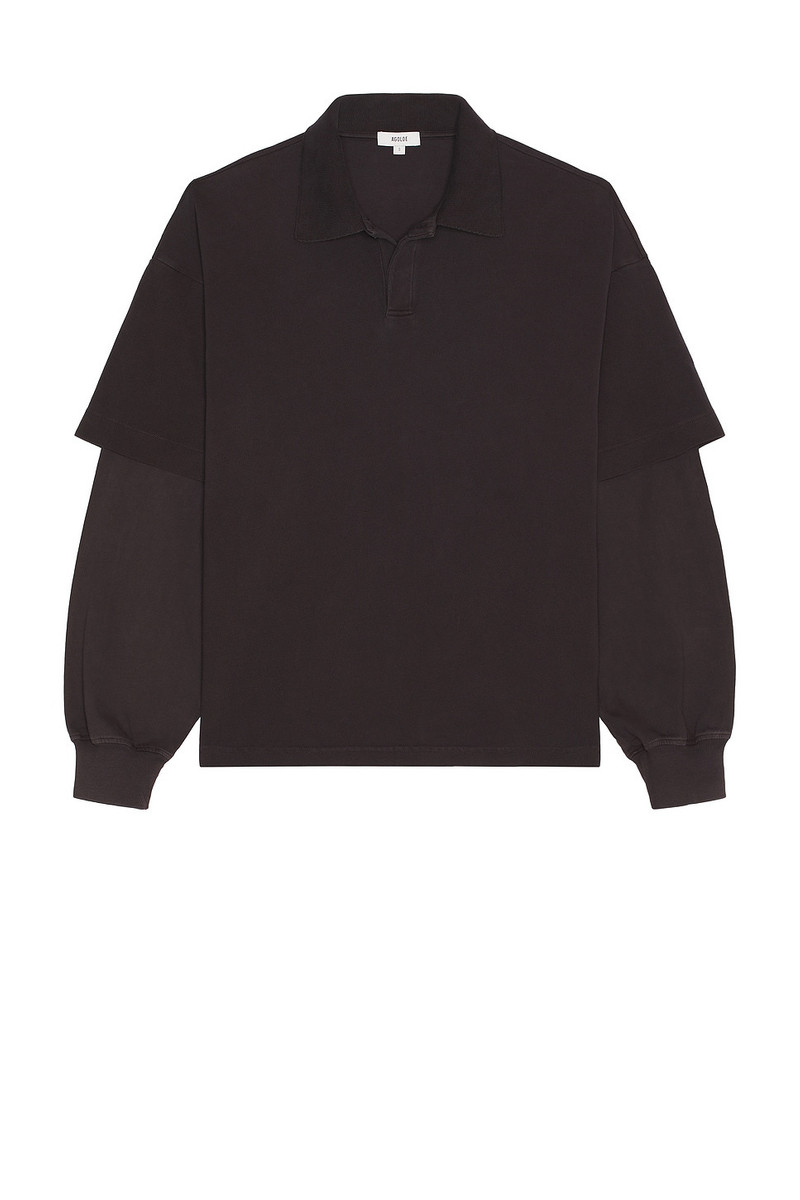 AGOLDE Curren Doublesleeve Polo outlook