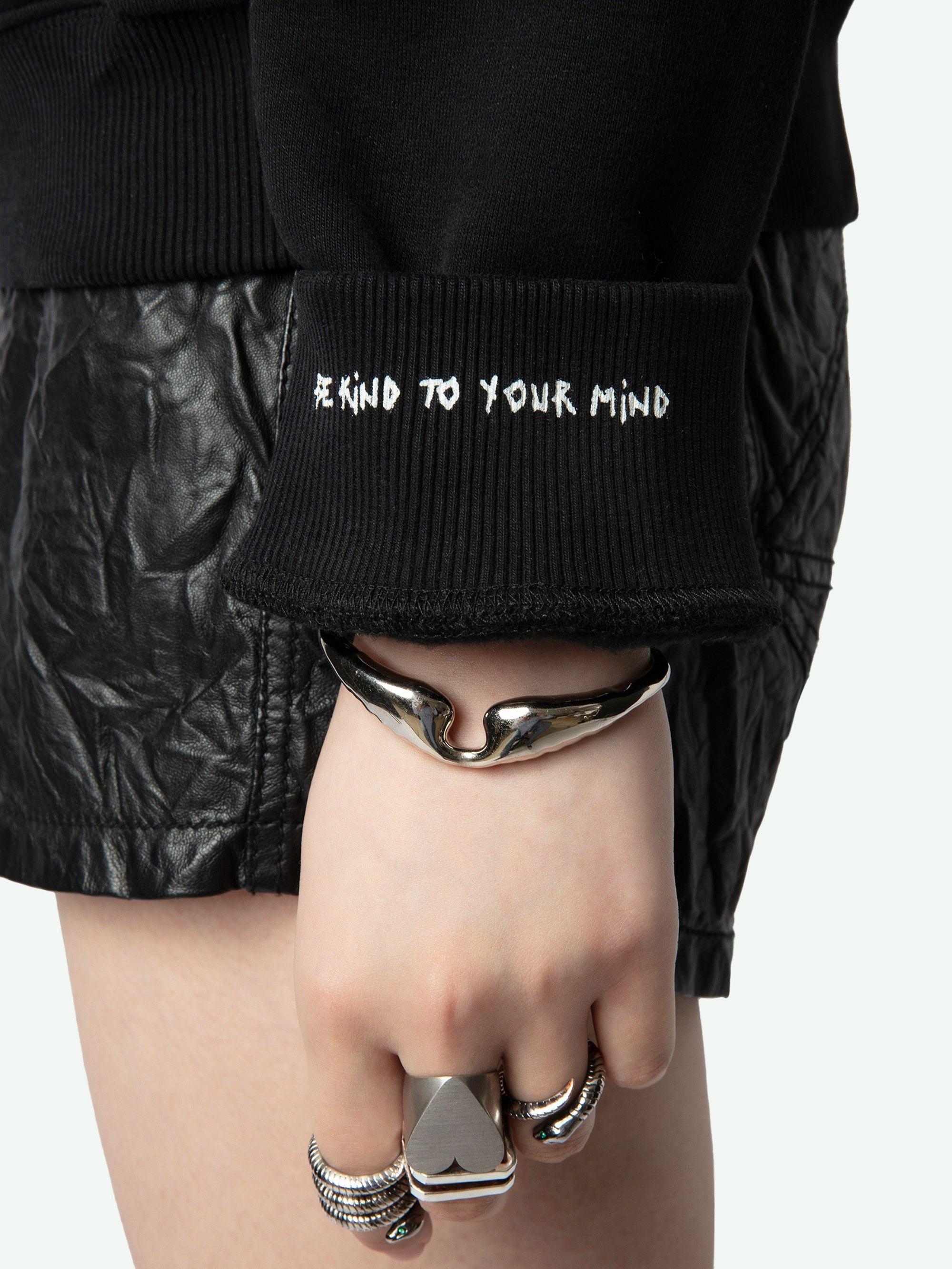 Georgy Diamante Wings Sweatshirt - 5