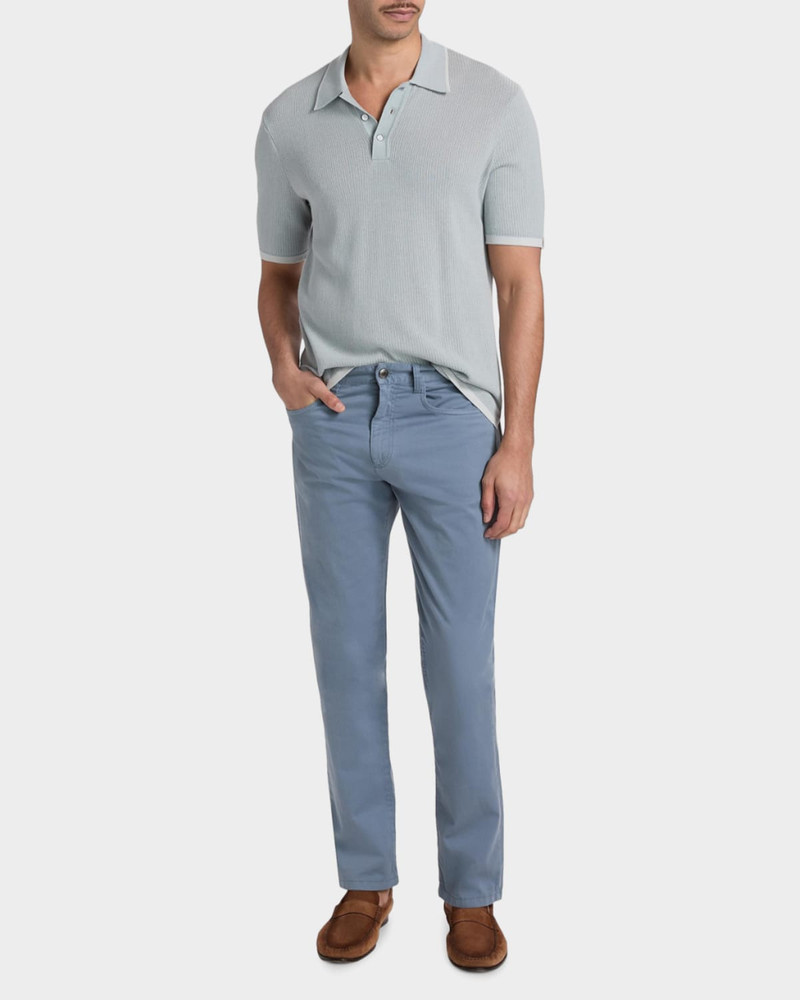 Canali Men's Cotton Slim Straight Leg Five-Pocket Pants outlook